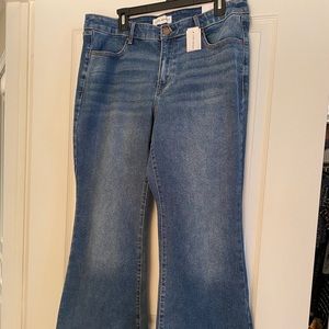 Lane Bryant Mid-Rise Signature Fit Flare jeans, size 20